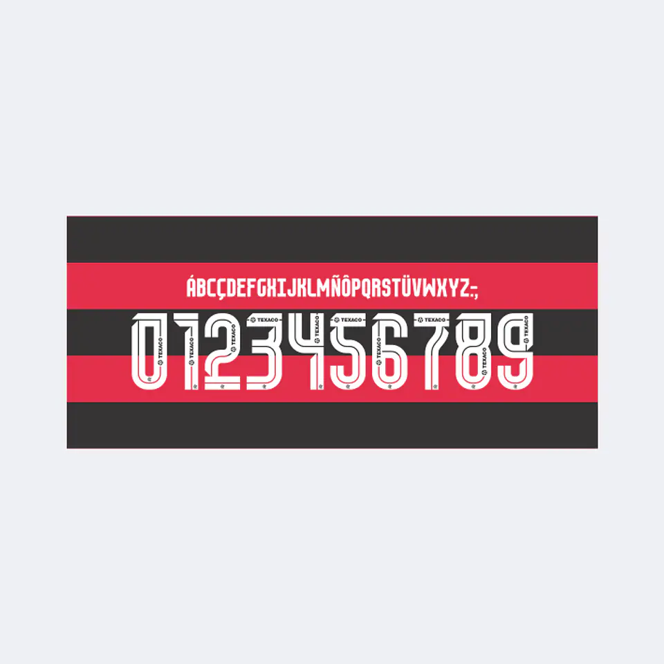 Tipografía Flamengo 2026 1