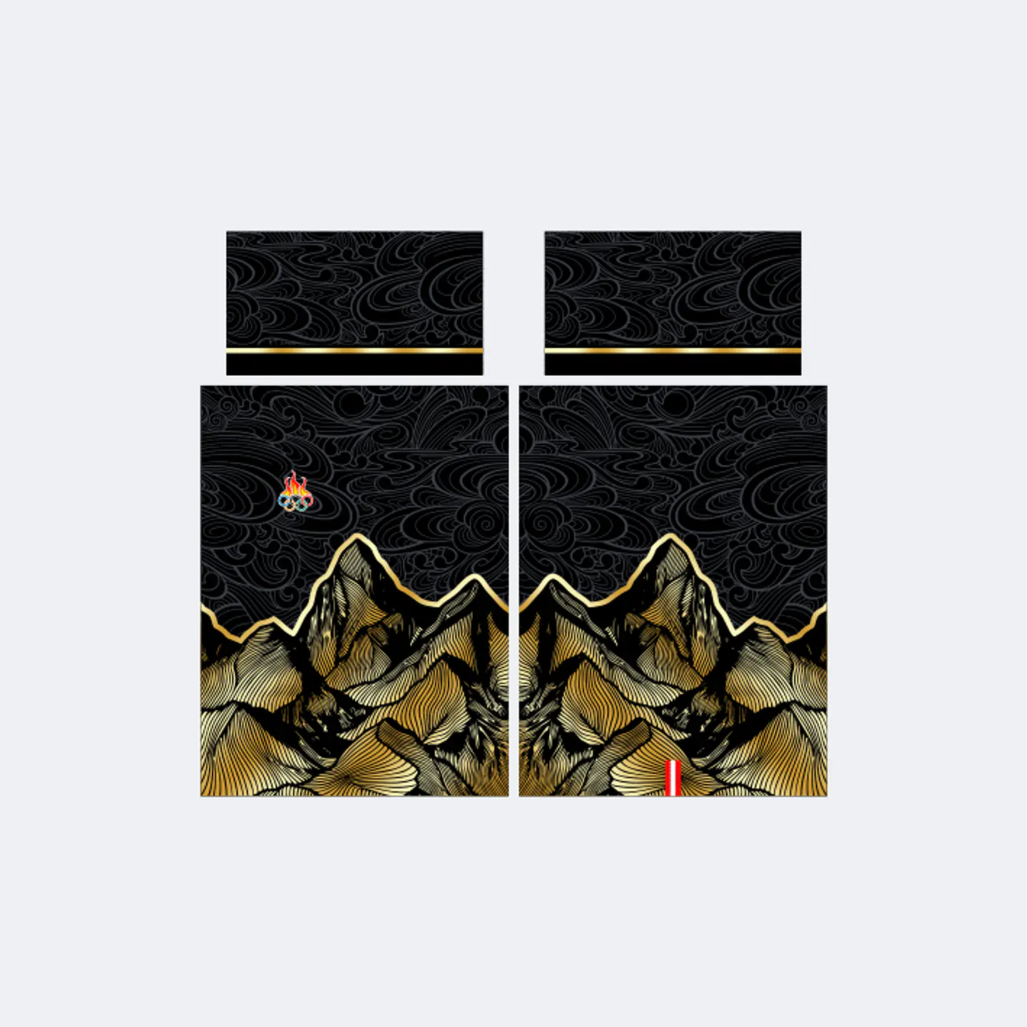 Camiseta Negro Dorado 1