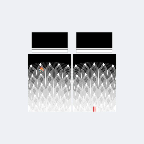 Camiseta Negro Blanco