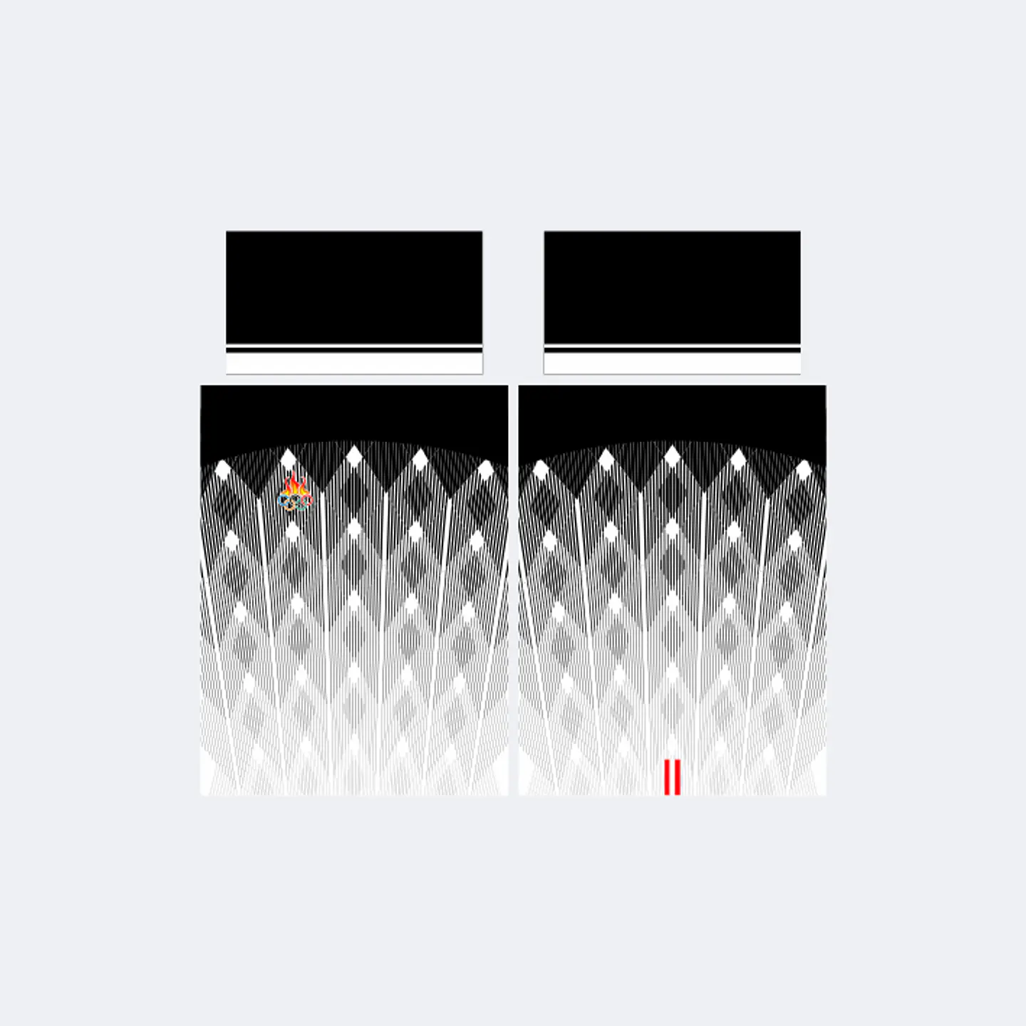 Camiseta Negro Blanco 1