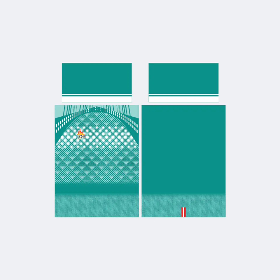 Camiseta Blanco Verde Jade 1