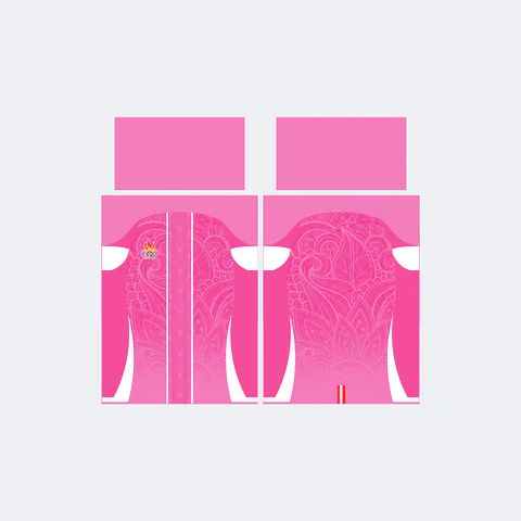 Camiseta Rosado Claro Oscuro