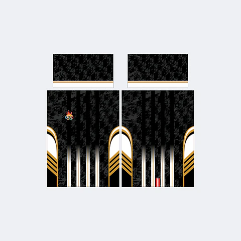 Camiseta Dorado Negro