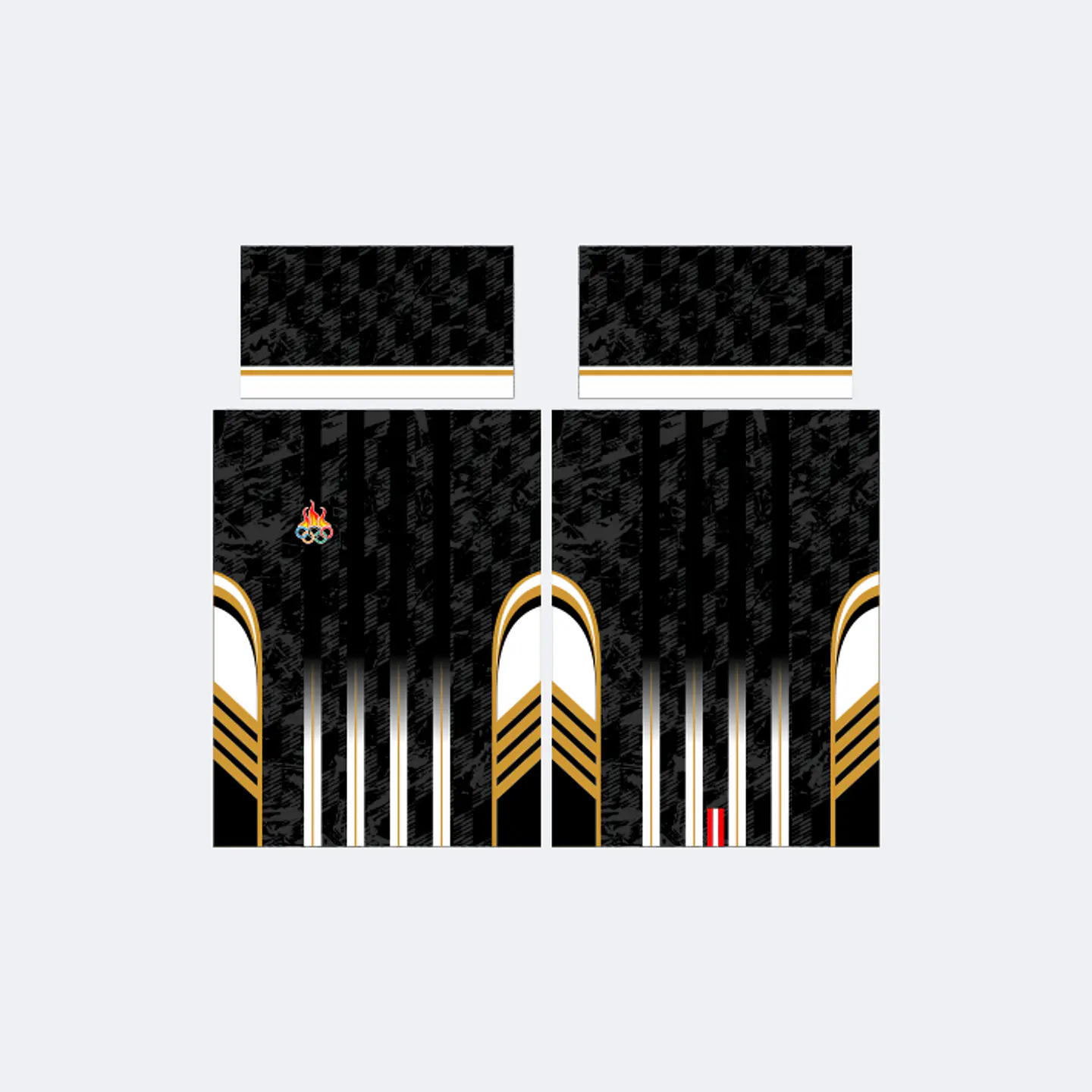 Camiseta Dorado Negro 1