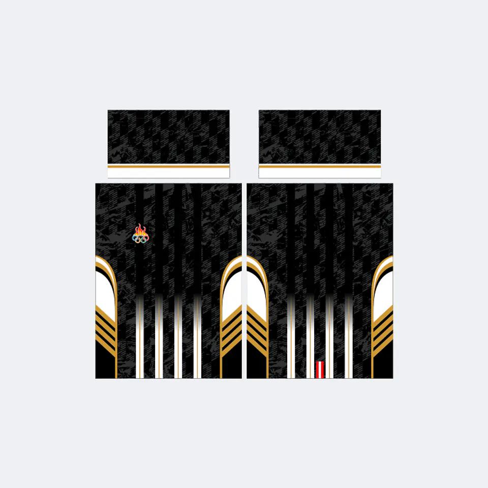 Camiseta Dorado Negro 1