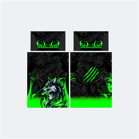 Camiseta Lobo Verde Fosforescente InterClasse 2025