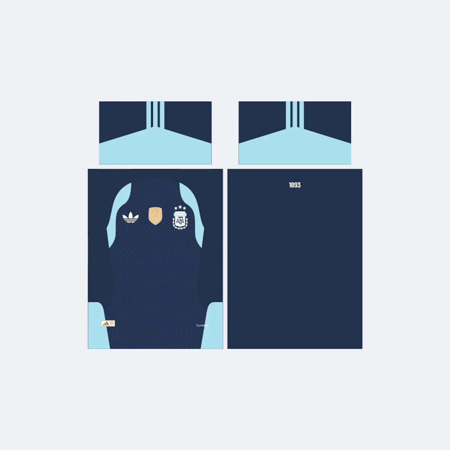Camiseta Argentina Entrenamiento 2026 1