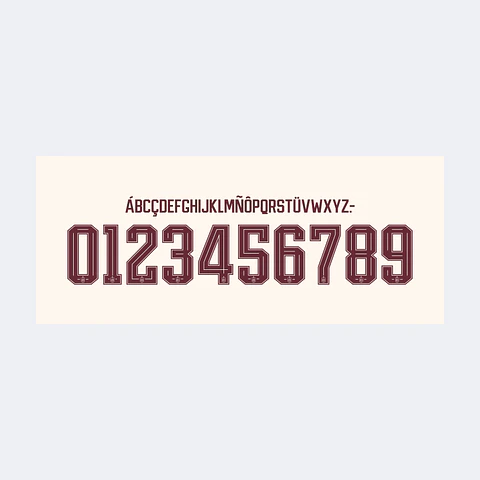 Tipografía España Away Kit 2026