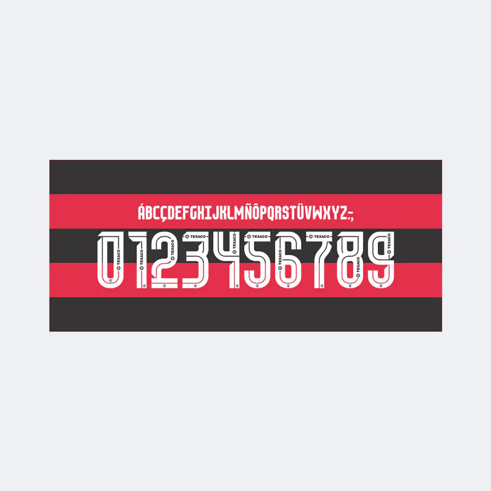 Tipografía Flamengo 2026 1