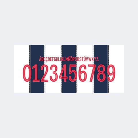Tipografía Alianza Lima 2026