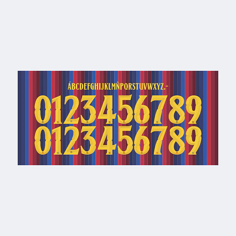 Tipografía Barcelona UCL 2026-2027