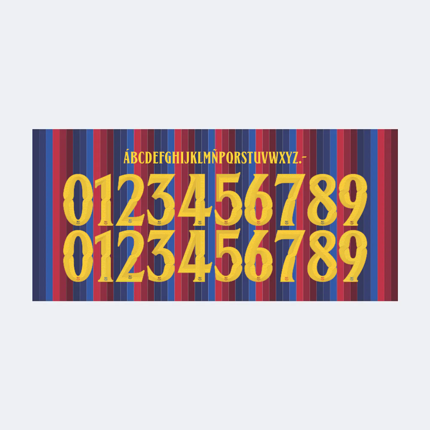 Tipografía Barcelona UCL 2026-2027 2