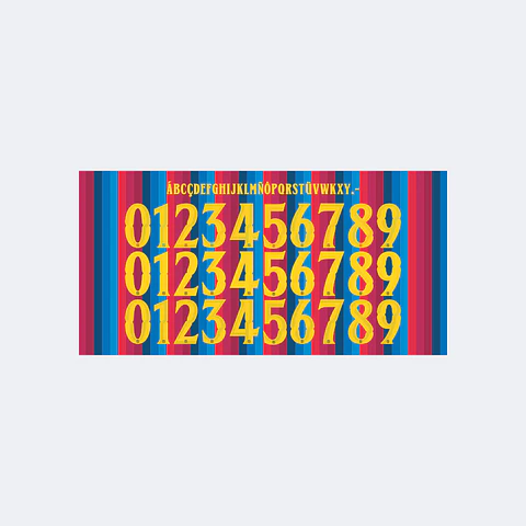 Tipografía Barcelona UCL 2026-2027