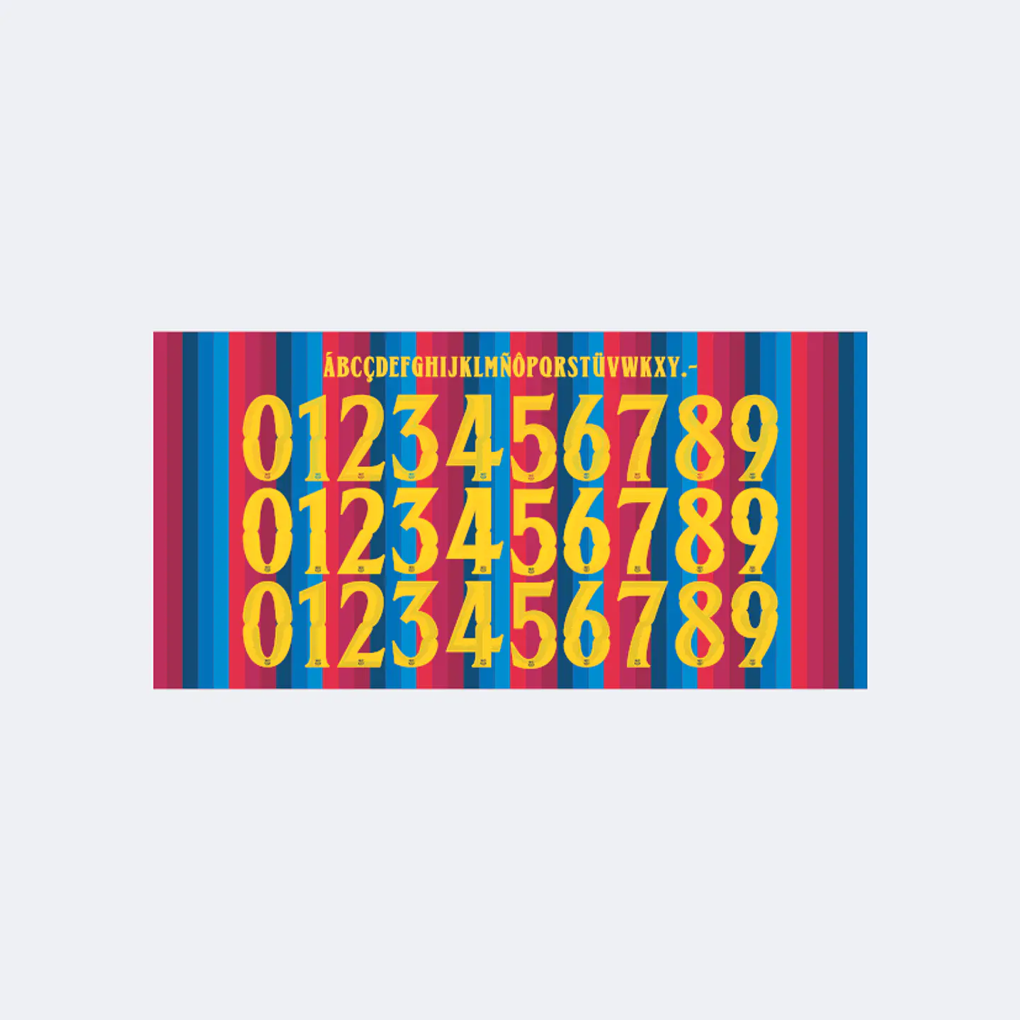 Tipografía Barcelona UCL 2026-2027 1