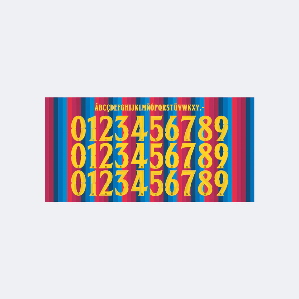 Tipografía Barcelona UCL 2026-2027 1