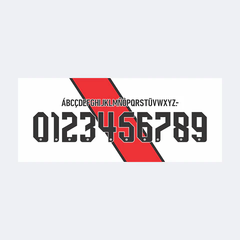 Tipografía River Plate 2026-27