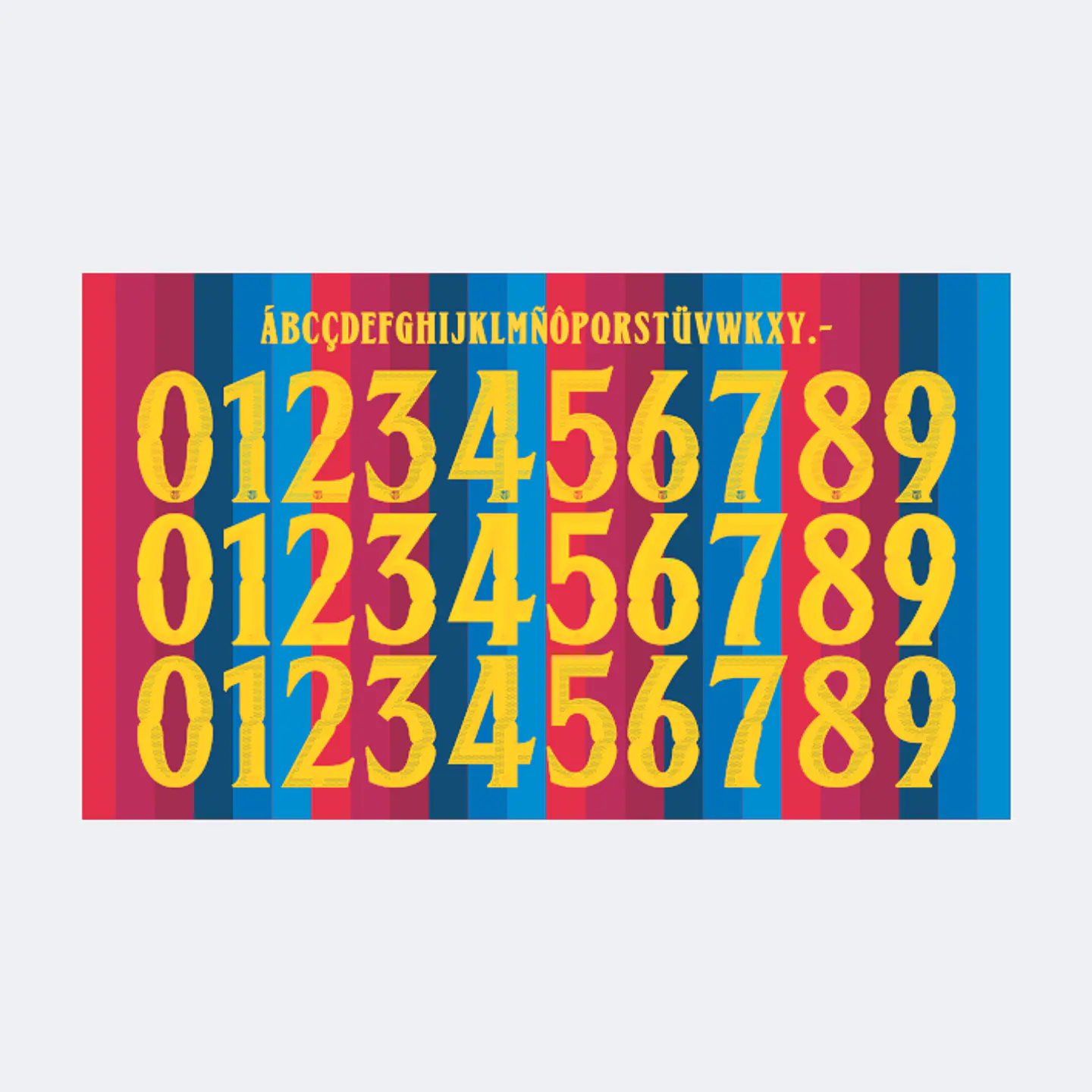 Tipografía Barcelona 2026-27 1