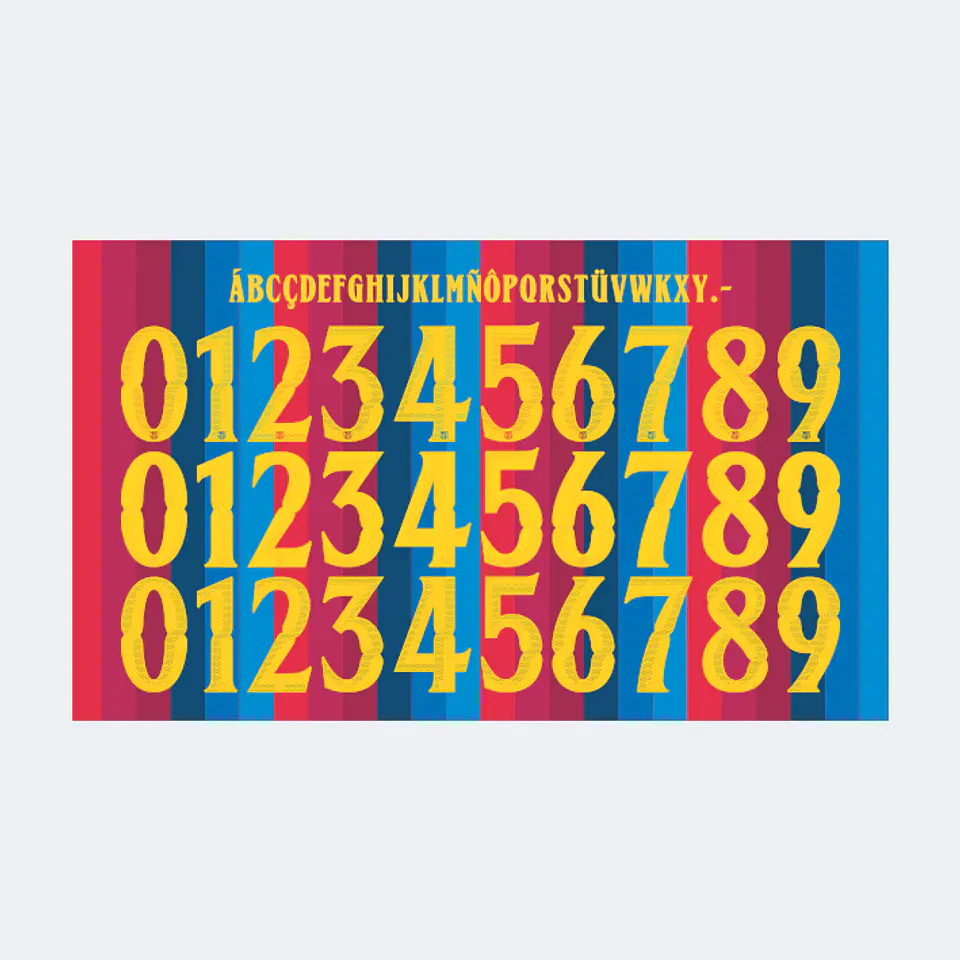 Tipografía Barcelona 2026-27 1