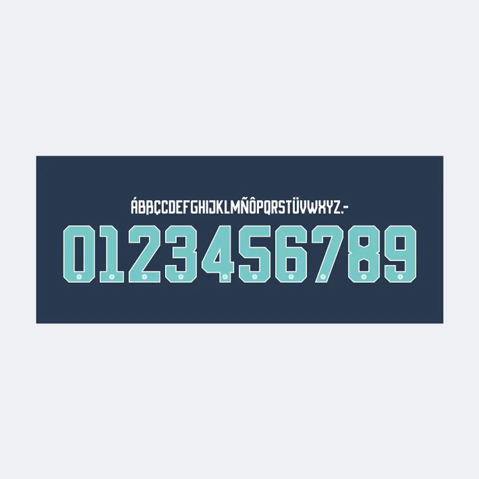 Tipografía Alemania Away Kit 2026 1