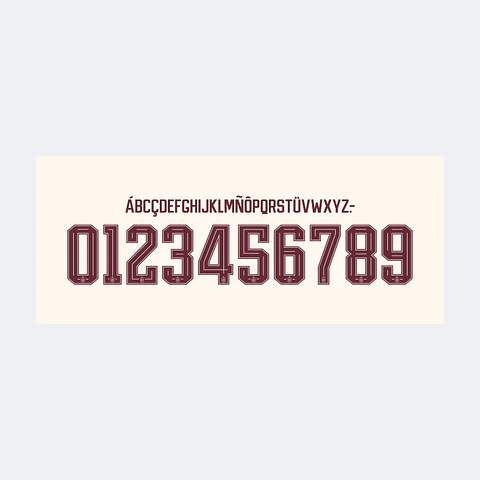 Tipografía España Away Kit 2026