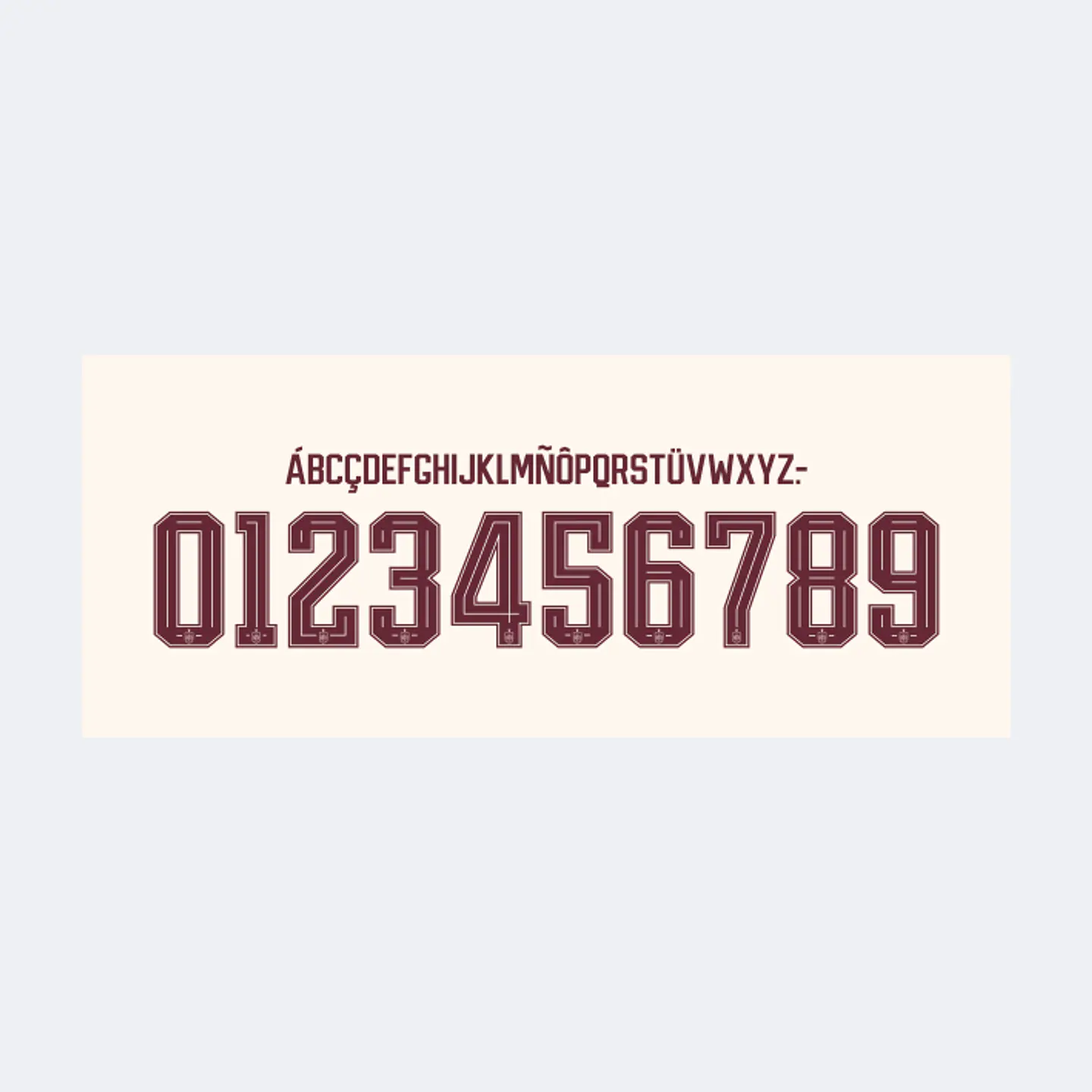 Tipografía España Away Kit 2026 1