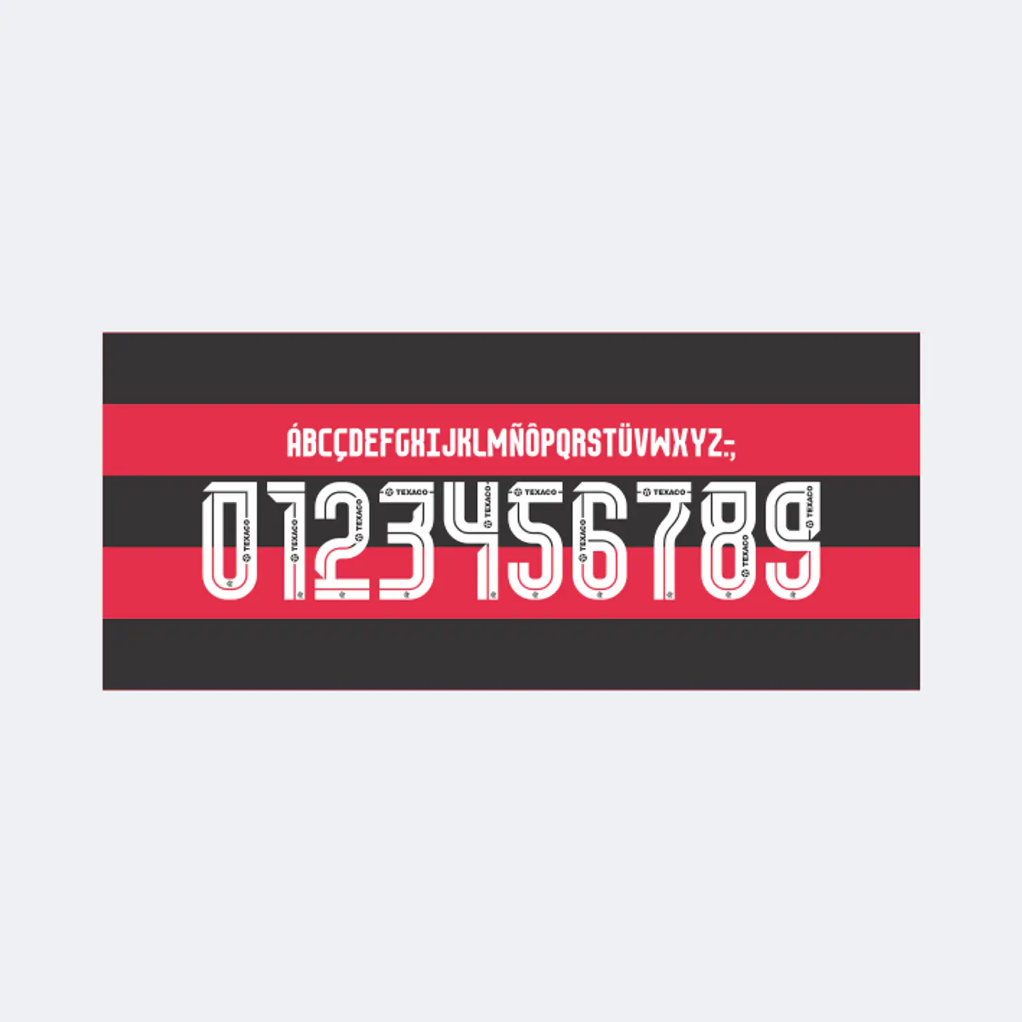 Tipografía Flamengo 2026 1
