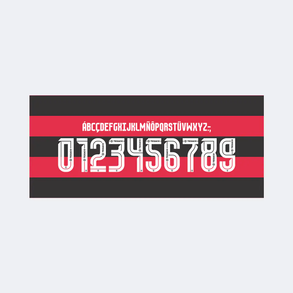 Tipografía Flamengo 2026 1