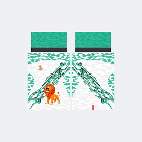 Camiseta Verde Blanco