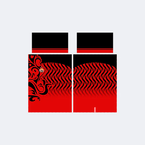 Camiseta Negro Rojo