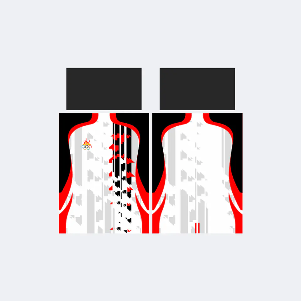 Camiseta Rojo Negro 1