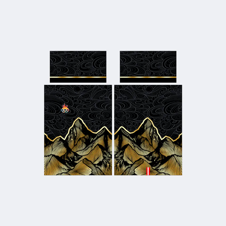 Camiseta Negro Dorado 1
