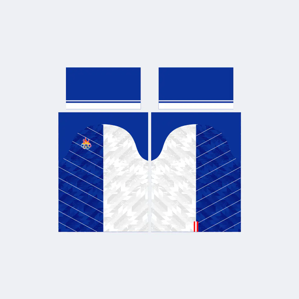 Camiseta Azul Blanco 1