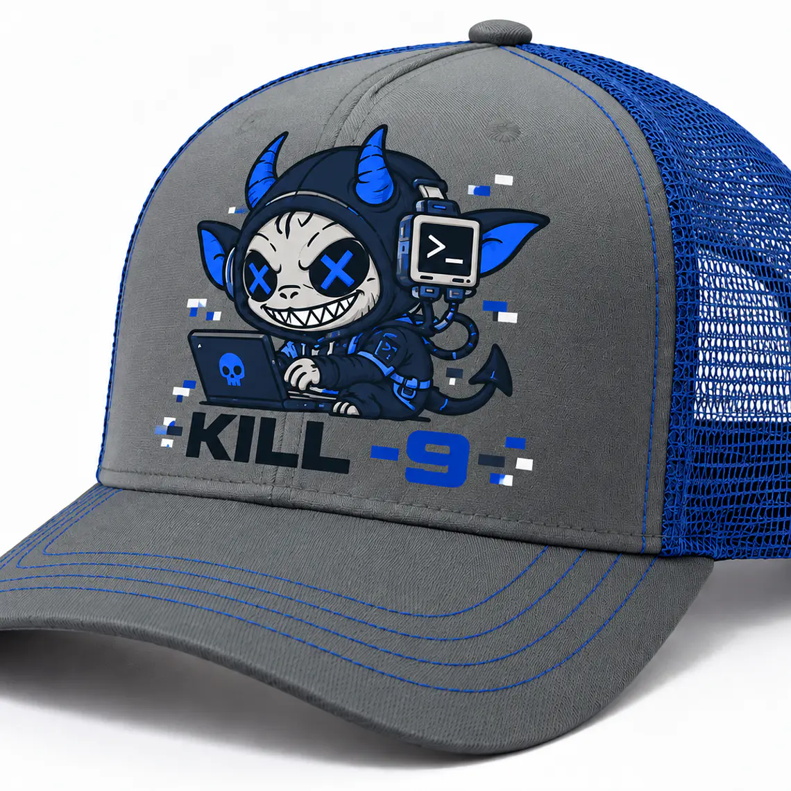 Gorro Trucker Kill -9 — Blue Demon 1