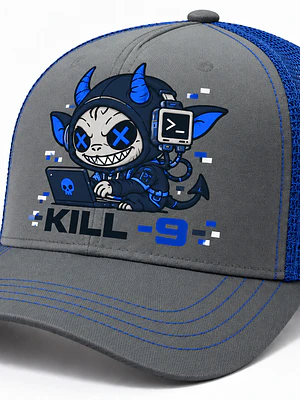 Gorro Trucker Kill -9 — Blue Demon