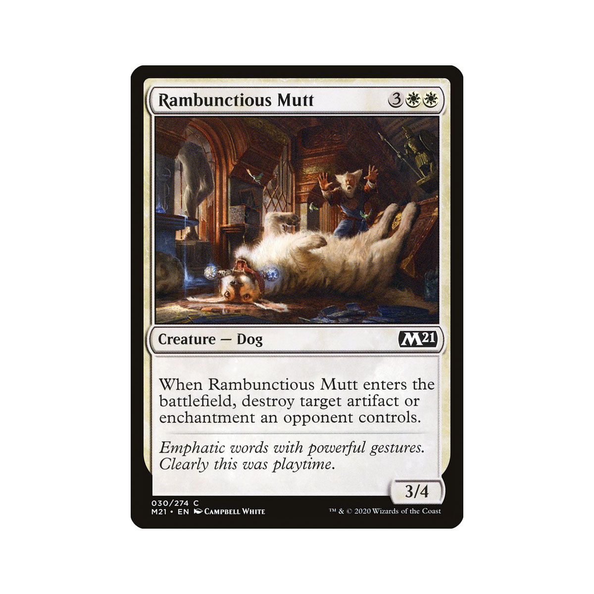 Mtg Rambunctious Mutt Rambunctious Mutt #030