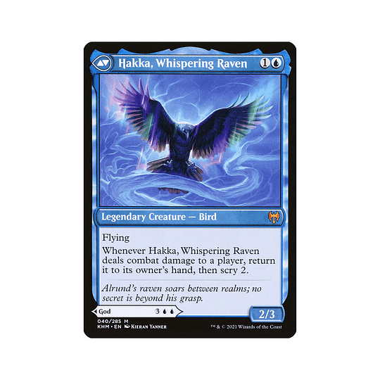 Alrund, God of the Cosmos // Hakka, Whispering Raven #040