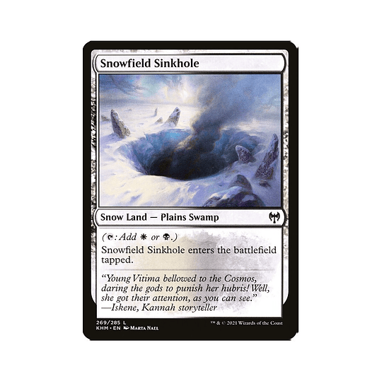 Snowfield Sinkhole #269