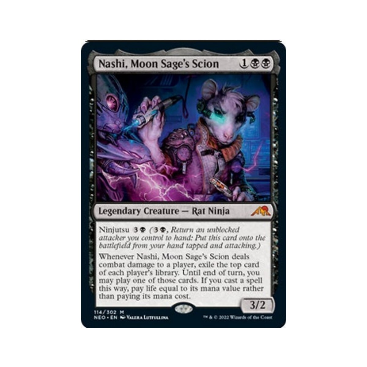 Nashi, Moon Sage's Scion (Borderless) [Secret Lair Countdown Kit] main image 0