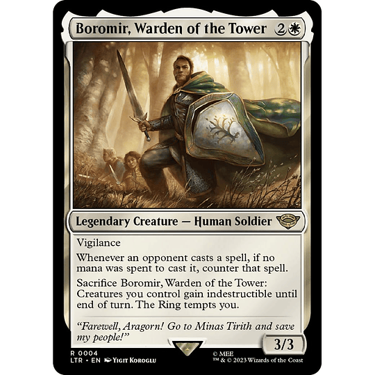 Boromir, Warden of the Tower #004