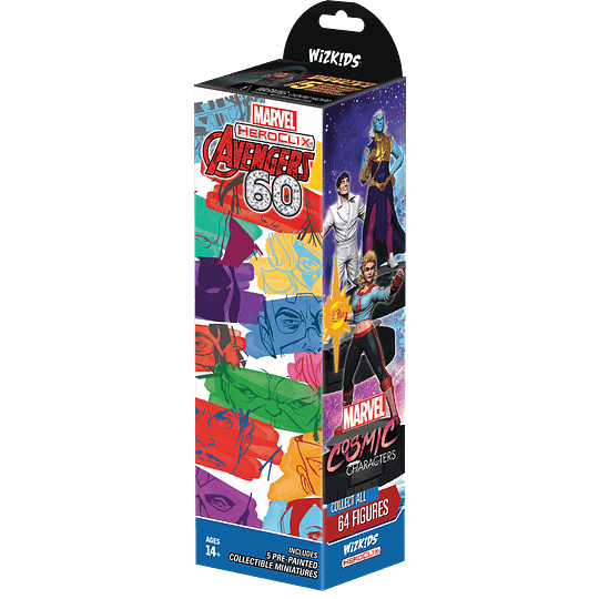 MARVEL HEROCLIX: AVENGERS 60TH ANNIVERSARY BOOSTER