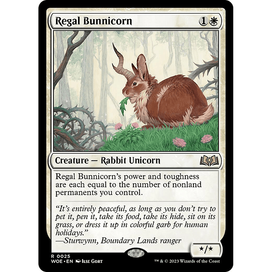 Regal Bunnicorn #025