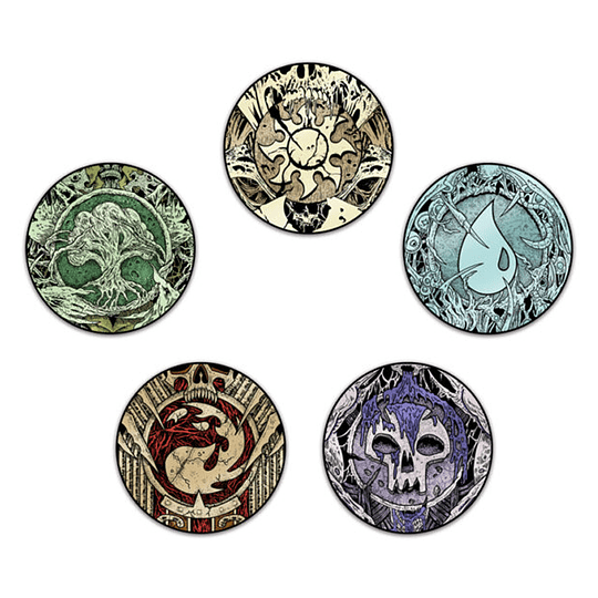 Pins: MTG Phyrexia All Will Be One- Infect Mna Symbols