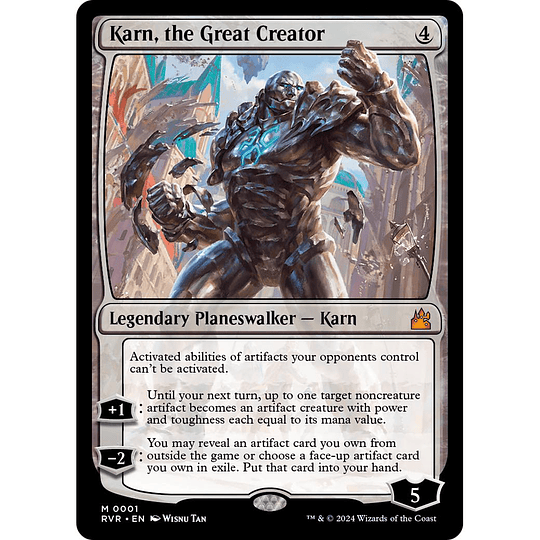 Karn, the Great Creator #001