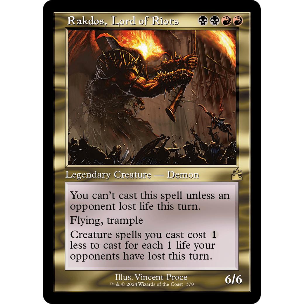 Rakdos, Lord of Riots (Retro) (Serialized) [Ravnica Remastered] main image 0
