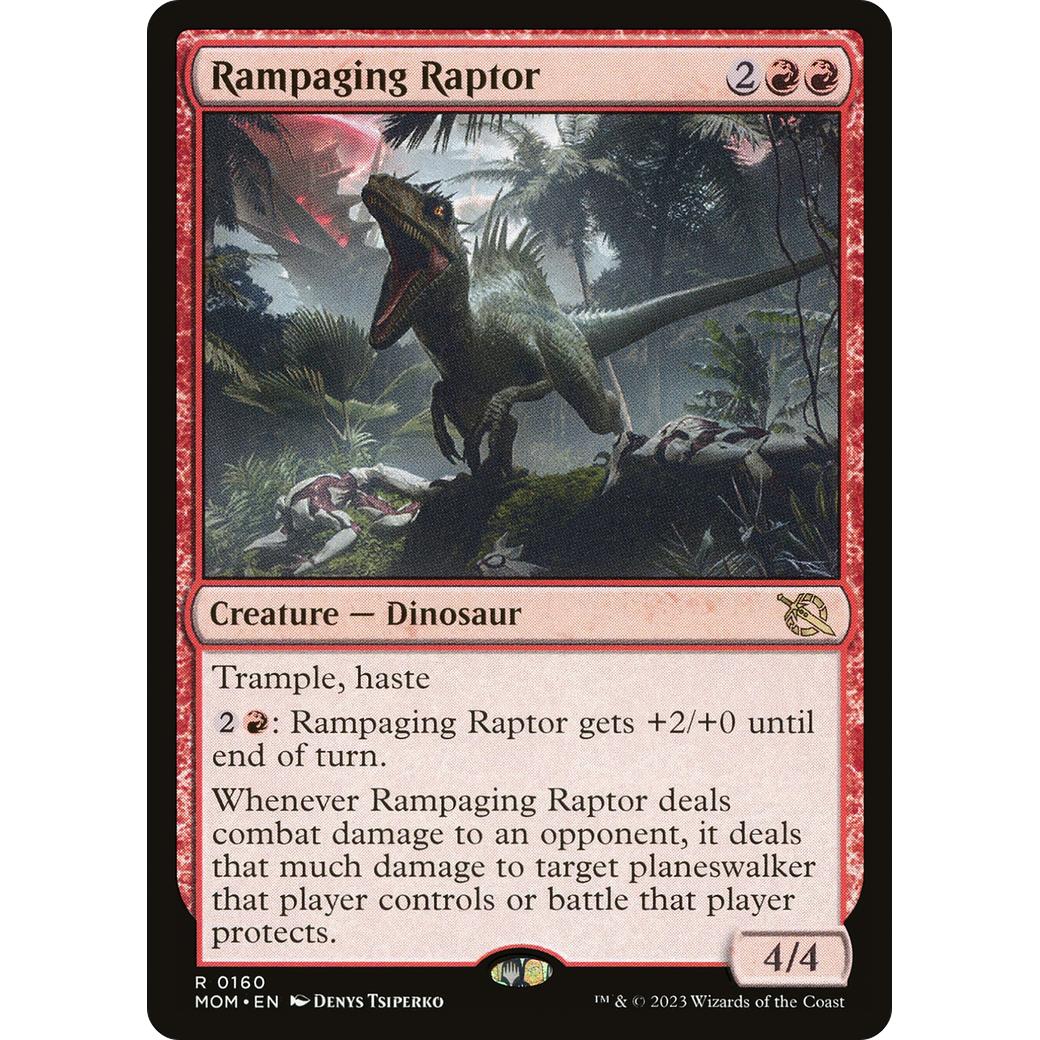 Jump Attack Raptor Rampaging Raptor #160