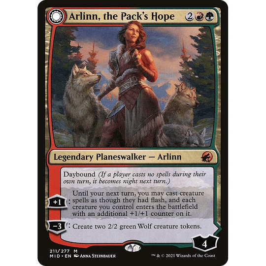 Arlinn, the Pack's Hope // Arlinn, the Moon's Fury #211