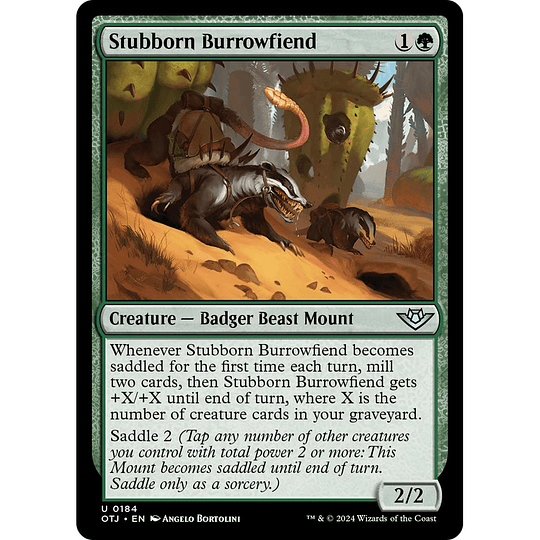 Stubborn Burrowfiend #184