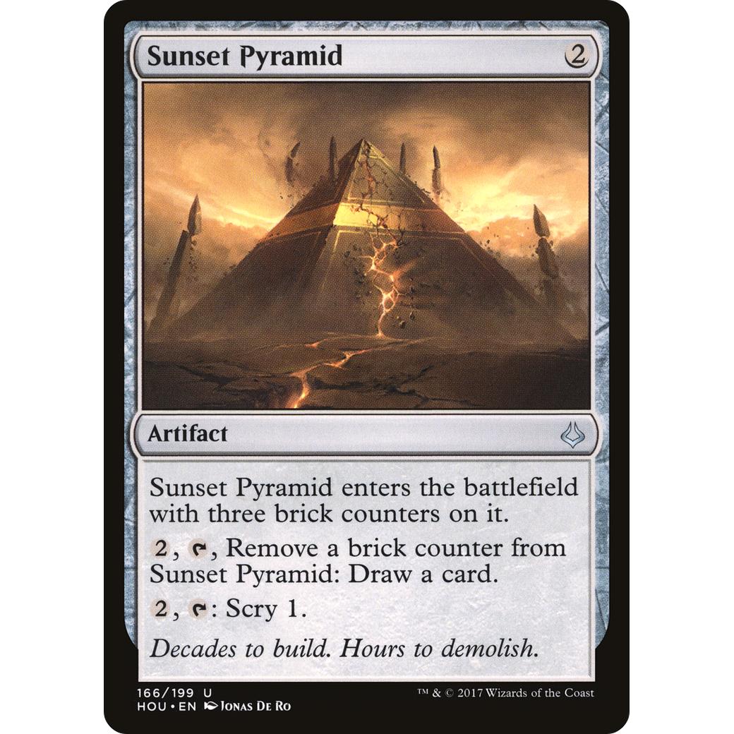 Sunset Pyramid #166