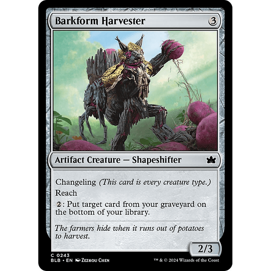 Barkform Harvester #243