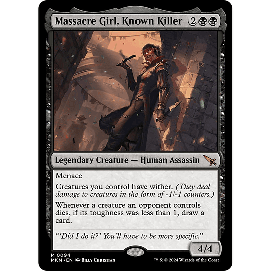 Massacre Girl, Known Killer #094